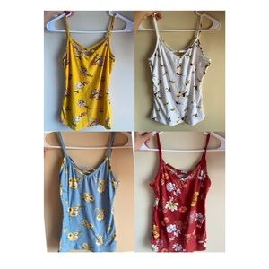 Rue 21 floral tanks